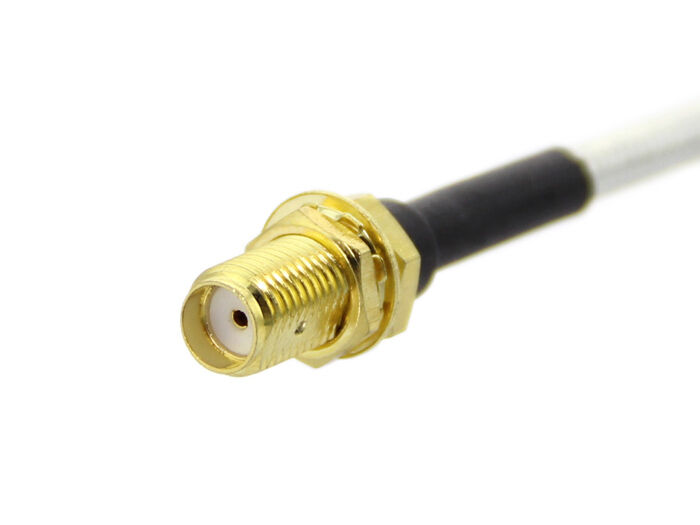 SMA M&F 6GHz Semi-Flexible cable RG402 - 10cm - Image 4