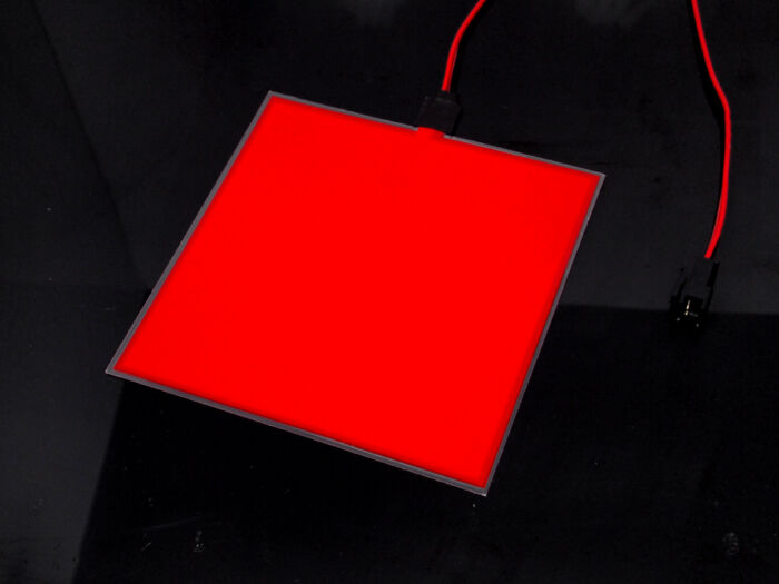 EL Panel - Red 10cm x 10cm - Image 2