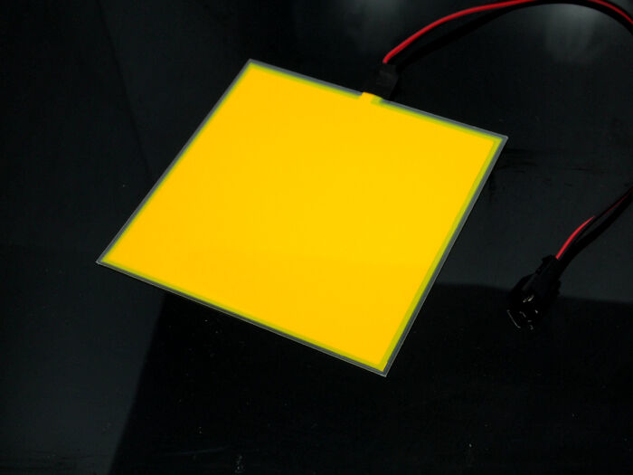 EL Panel - Yellow 10cm x 10cm - Image 2