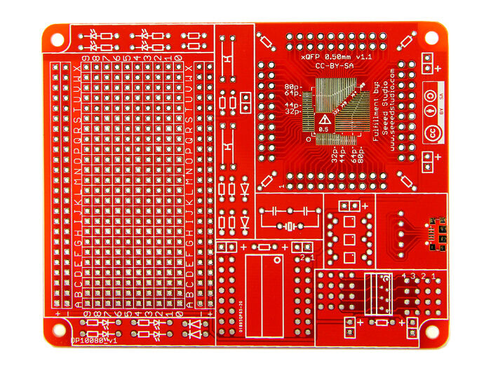 QFP surface mount protoboard - 0.80mm + 0.50mm - Image 2