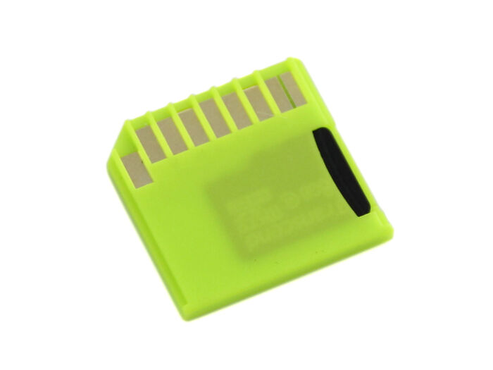 Micro SD Card Adapter for Raspberry & Macbooks - Green - Image 3