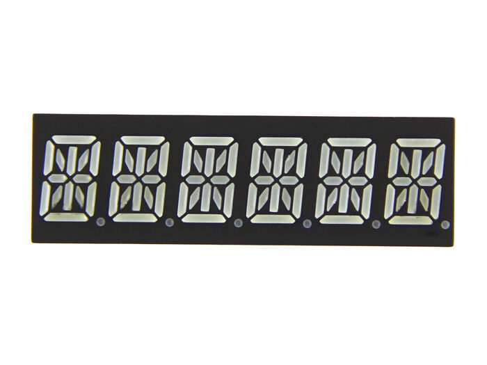 Six Alphanumeric 14 Segment LED - Red - Image 4