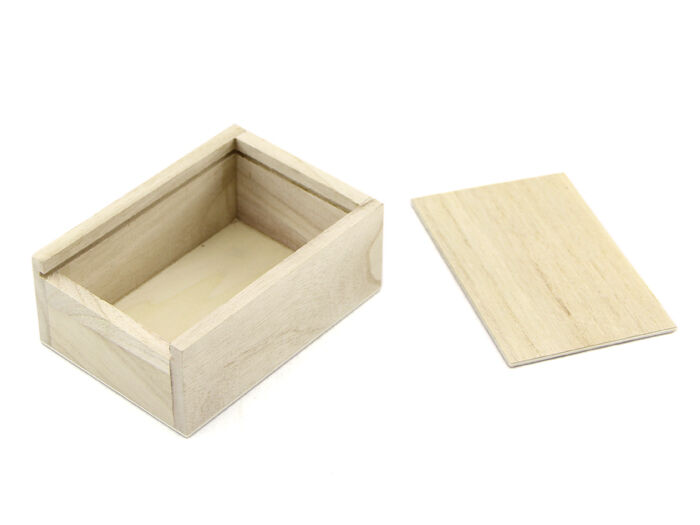 Slider Paulownia Case - 120x85x45 mm - Image 3