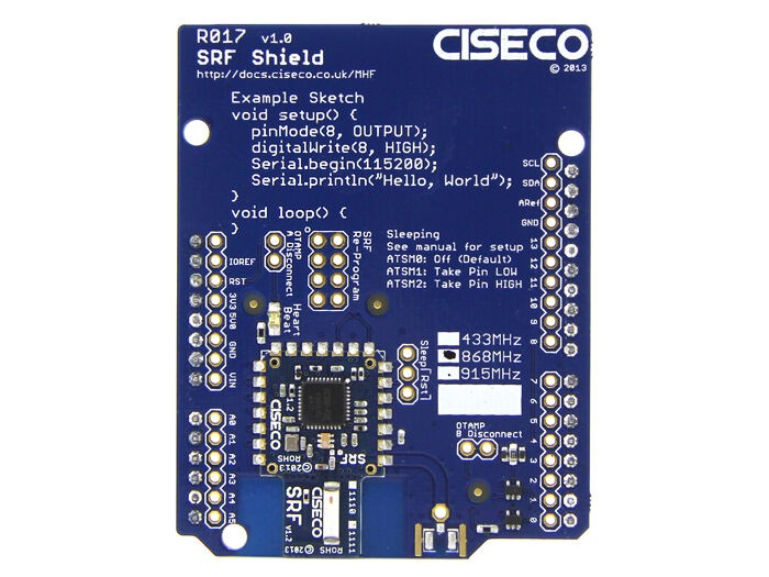 SRF shield - Wireless transciever for all Arduino type boards - Image 2