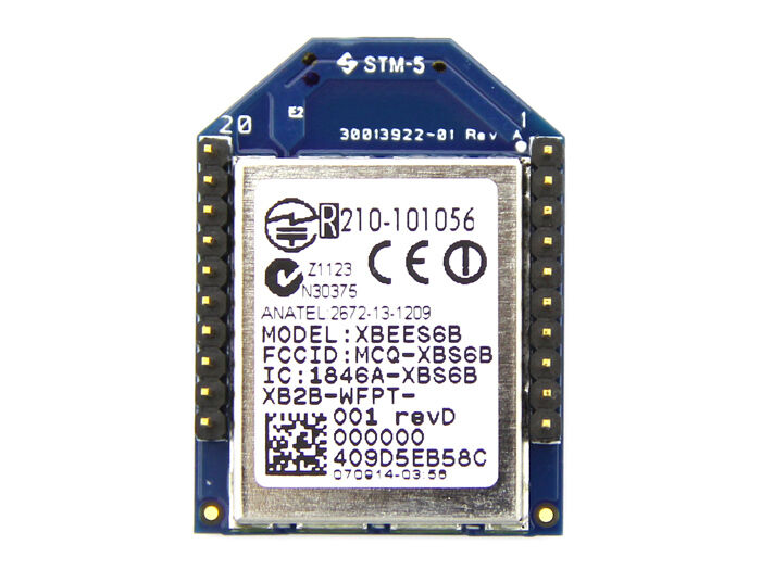 XBee Wi-Fi Module 2400MHz 72000Kbps 20-Pin - XB2B-WFPT-001 - Image 3