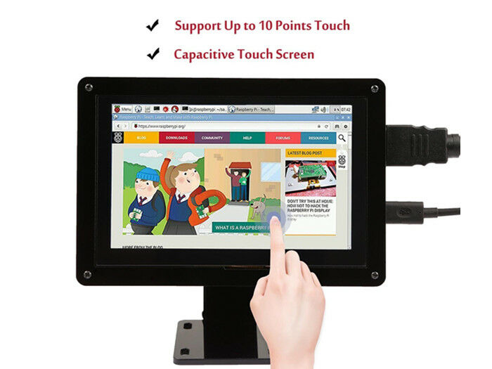 5 inch Capacitive touch screen & Acrylic Case Kit - Image 3
