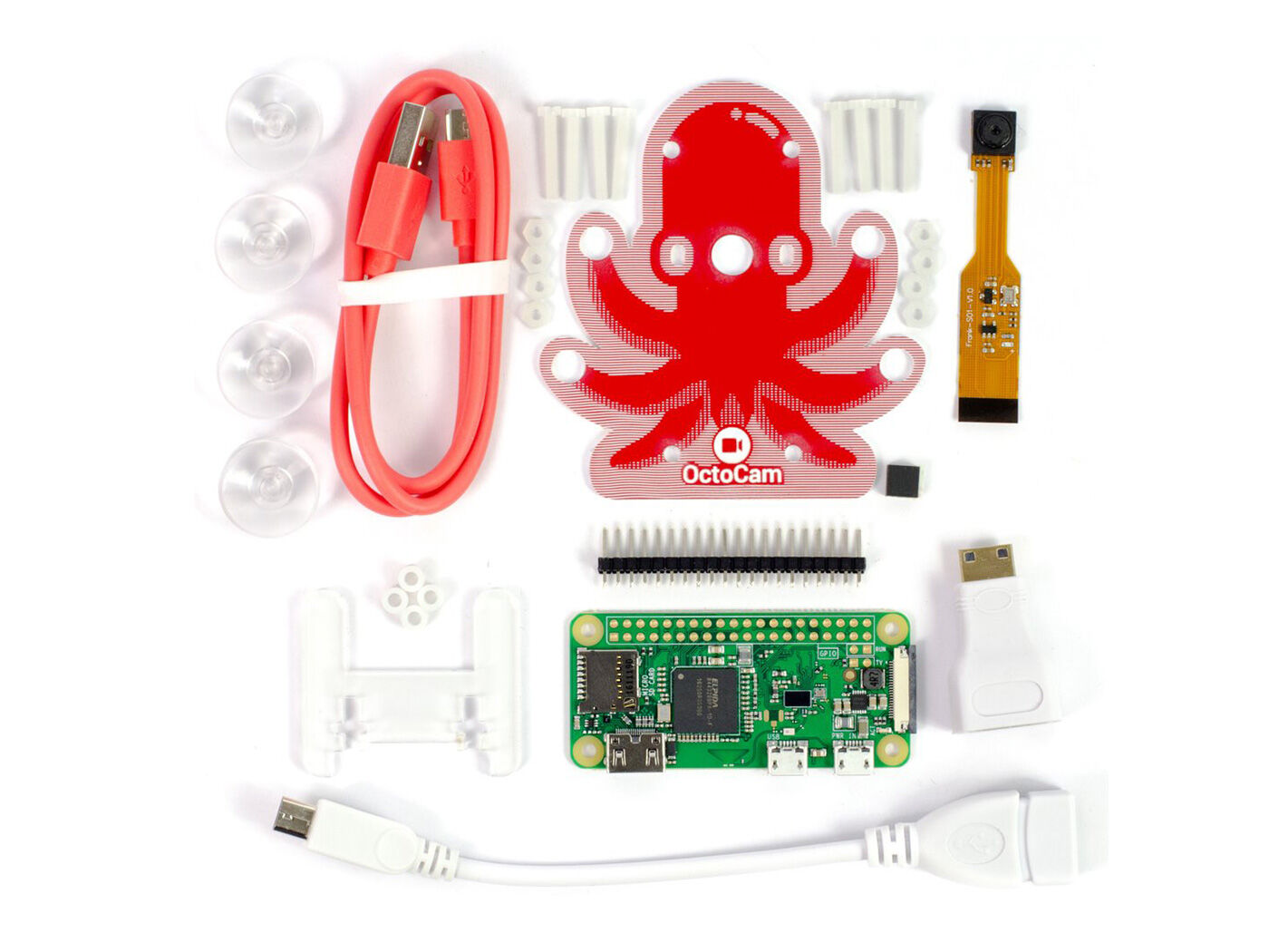 Pimoroni OctoCam - Pi Zero W Project Kit - A compact CCTV camera/Time lapses recording - Image 2