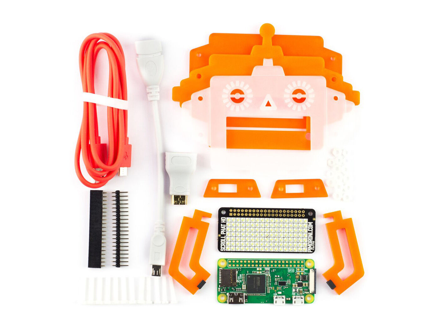Pimoroni Scroll Bot - Pi Zero W Project Kit, scroll the news,weather,or your Twitter feed - Image 2