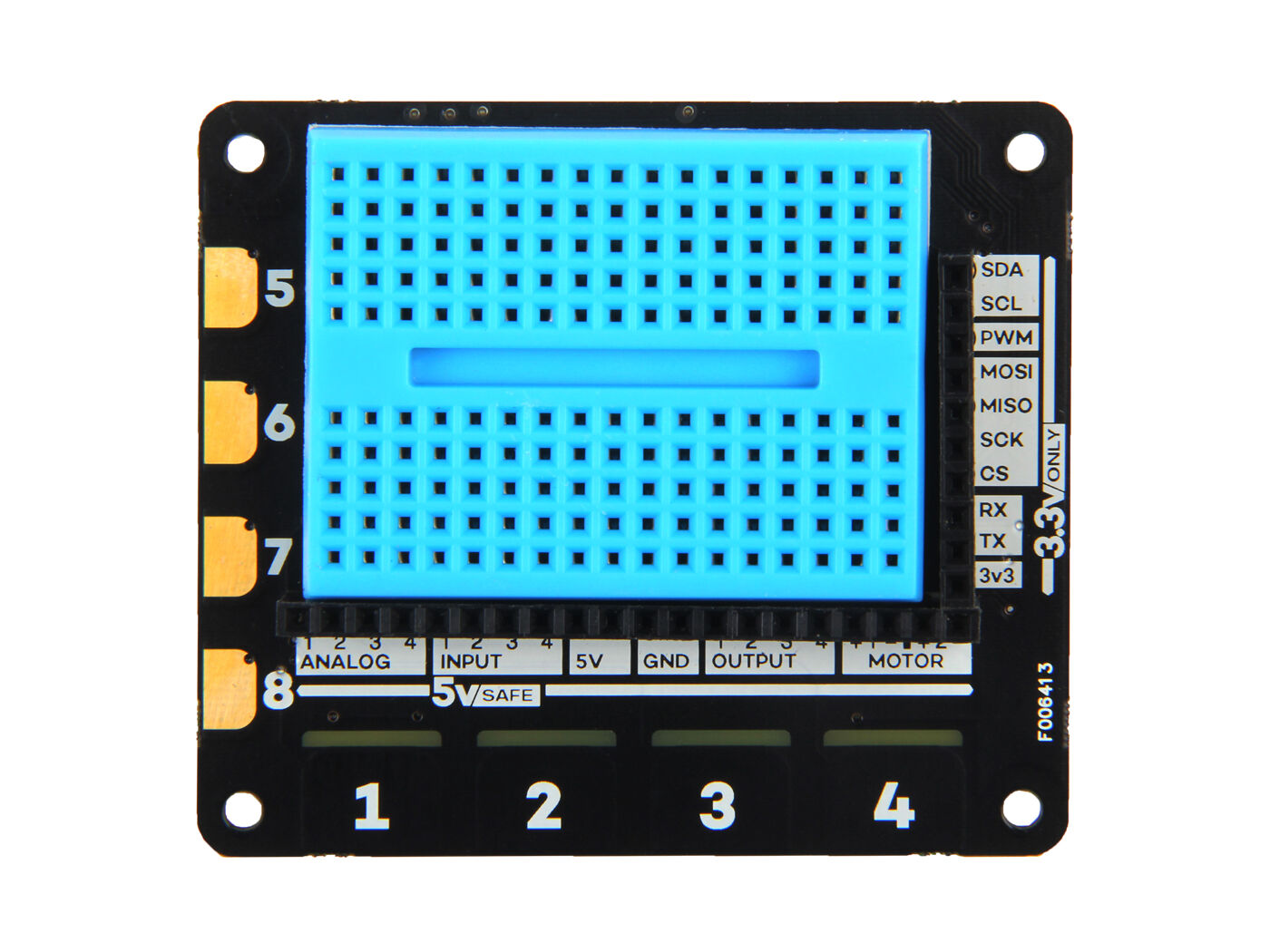 Pimoroni Explorer HAT Pro: I/O,Touch Pads,LED,motor driver,mini breadboard... for robots & experiments - Image 2