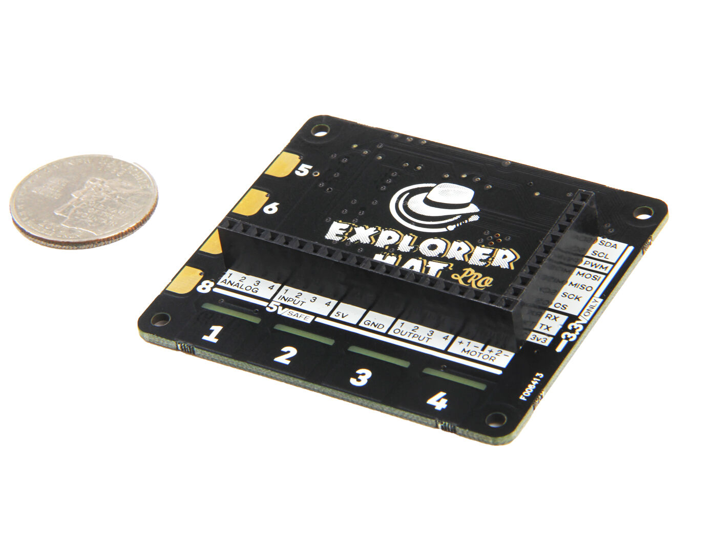 Pimoroni Explorer HAT Pro: I/O,Touch Pads,LED,motor driver,mini breadboard... for robots & experiments - Image 5
