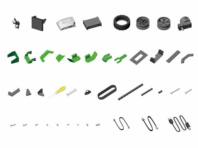 Robobloq Qoopers 6-in-1 Transformable Robot Kit,Arduino Coding & Graphical Programming, STEM Toy, Lego Compatibility - Image 5