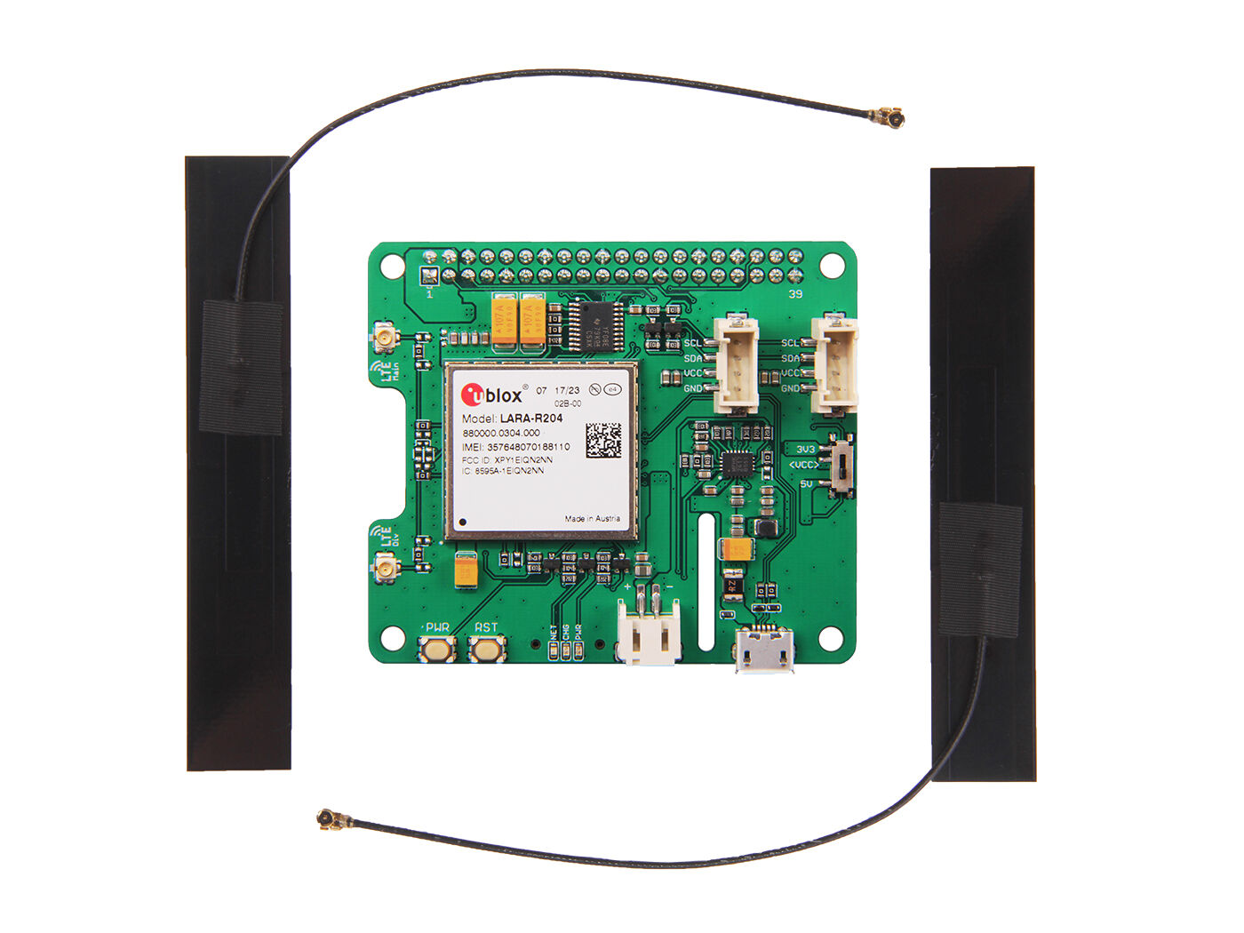 LTE Cat 1 Pi HAT (USA - VZW) - Image 3