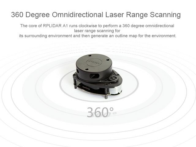 RPLiDAR A1M8 360 Degree Laser Scanner Kit - 12M Range - Image 3