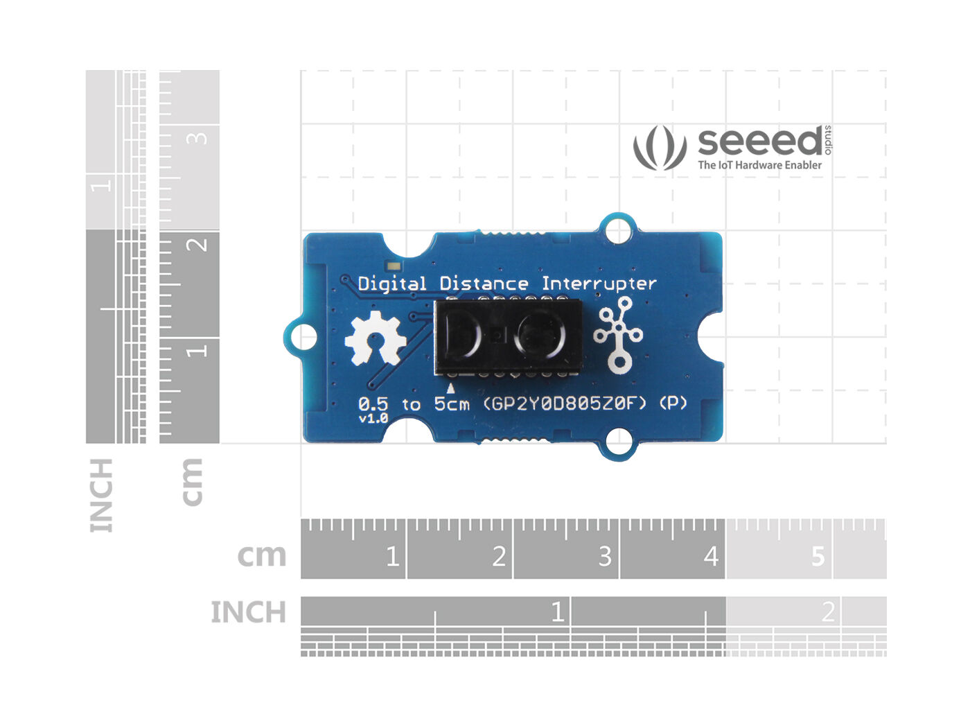 Grove - Digital Distance Interrupter 0.5 to 5cm(GP2Y0D805Z0F)(P) - Image 4