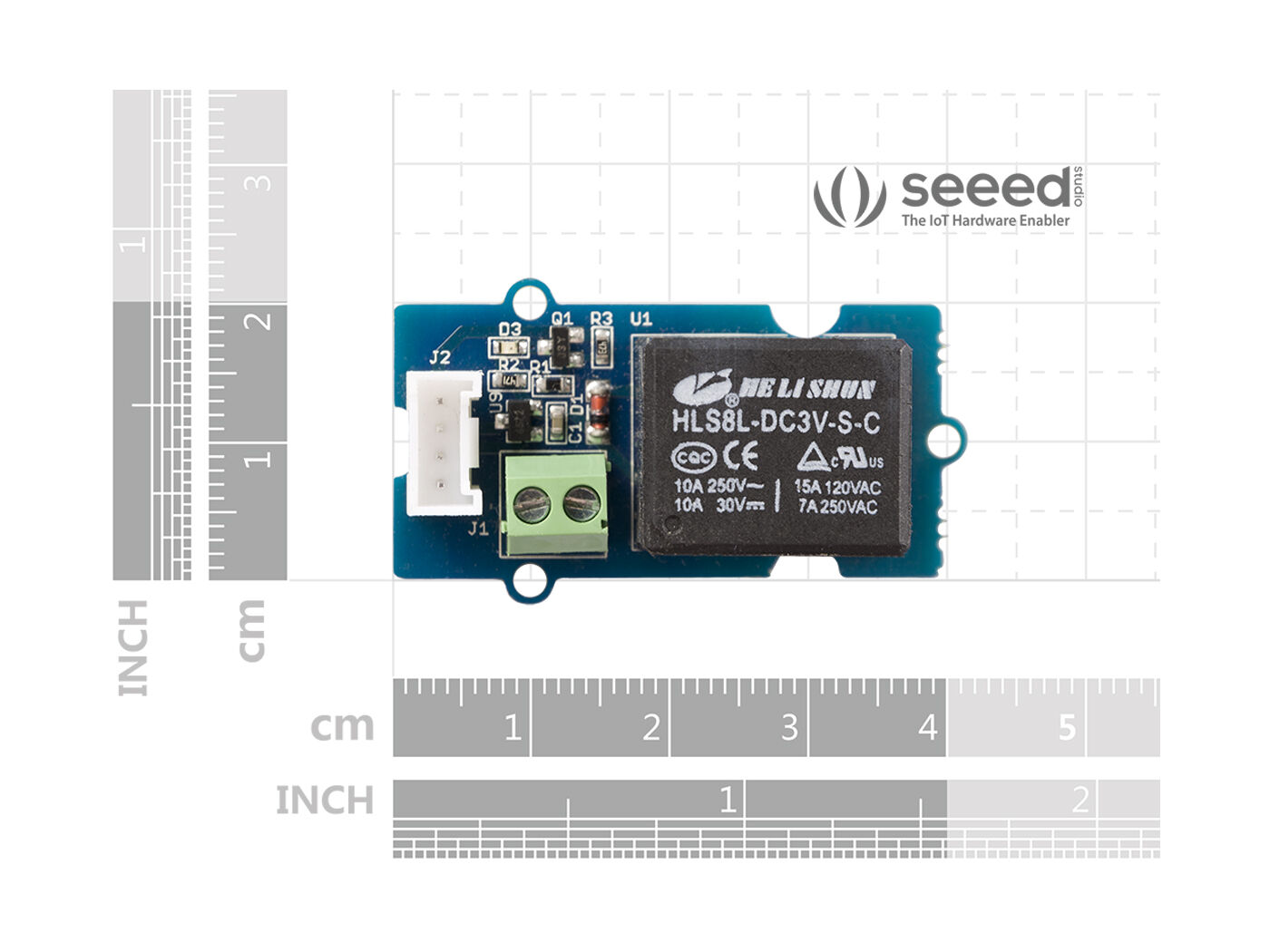 Grove - Relay High current 5V/10A small 1-way mechanical relay switch Arduino - Image 4