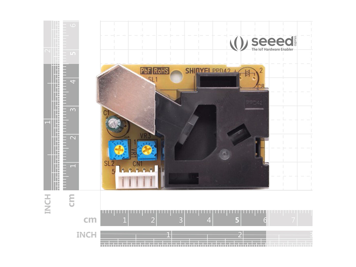Grove - Dust Sensor(PPD42NS) - measuring PM 2.5,dual PWM output - Image 5