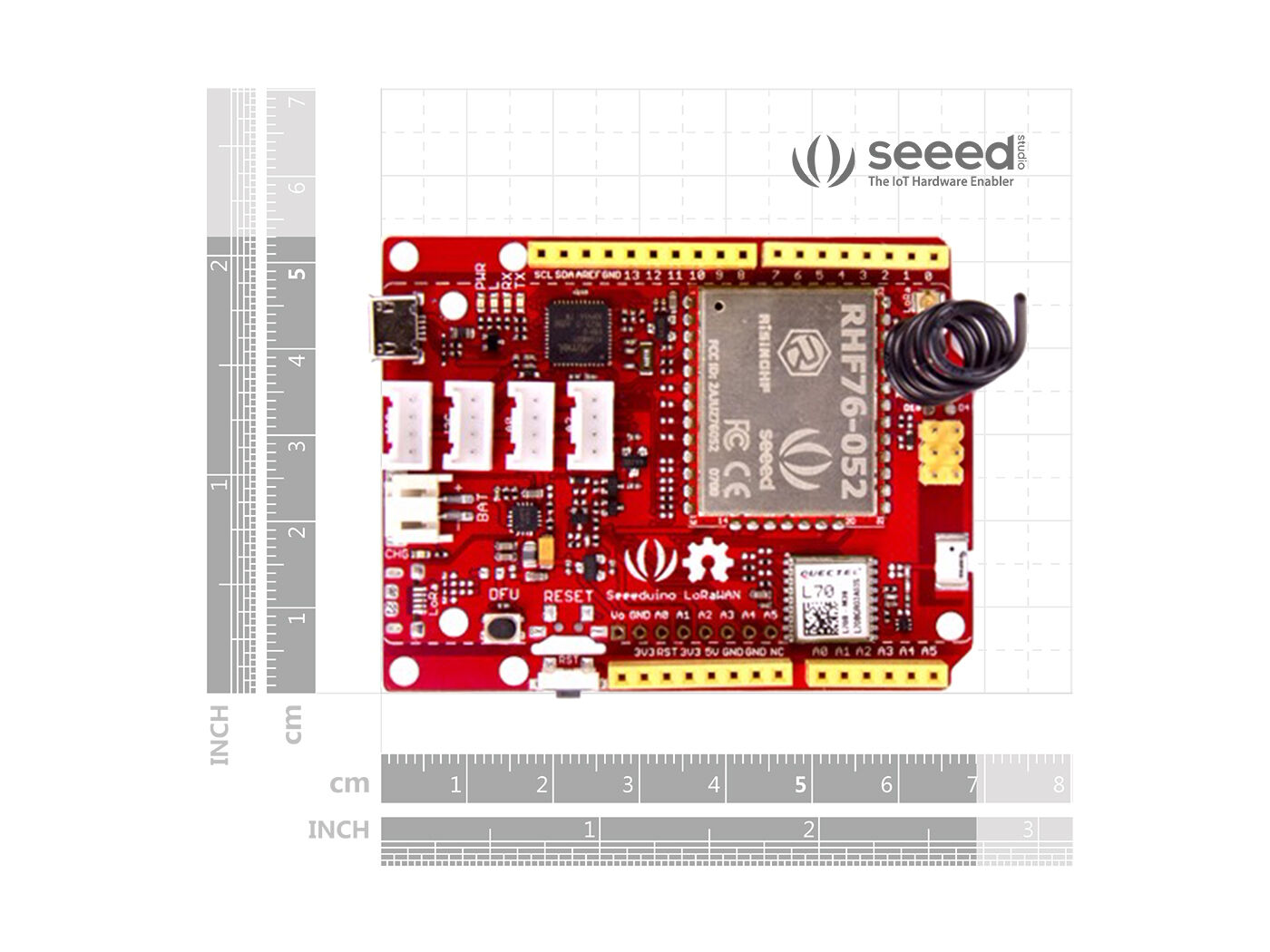 Seeeduino RHF76-052AM W/GPS Dev Board - Image 4
