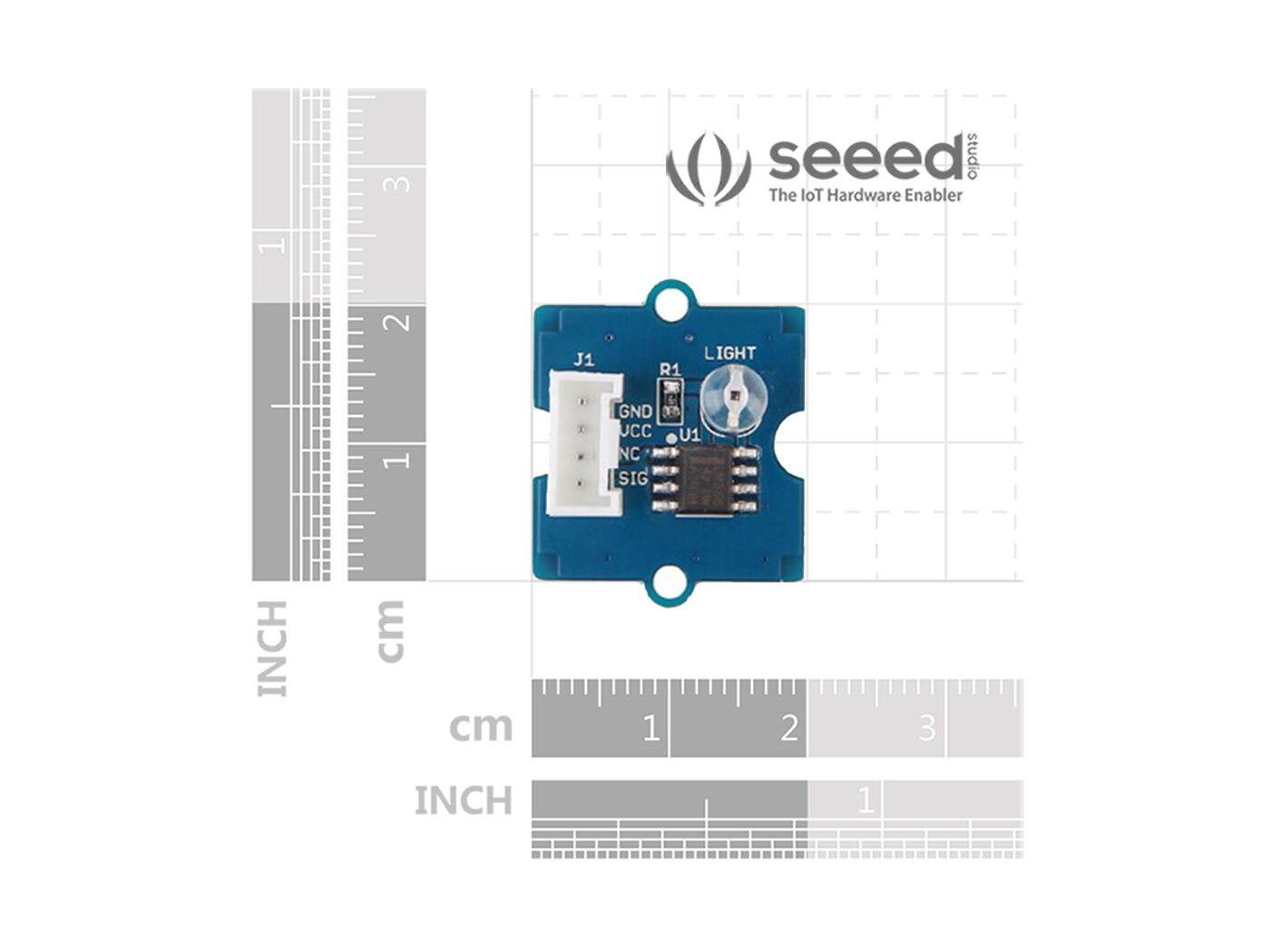 Grove - Light Sensor v1.2 - LS06-S Phototransistor Compatible with Arduino - Image 4