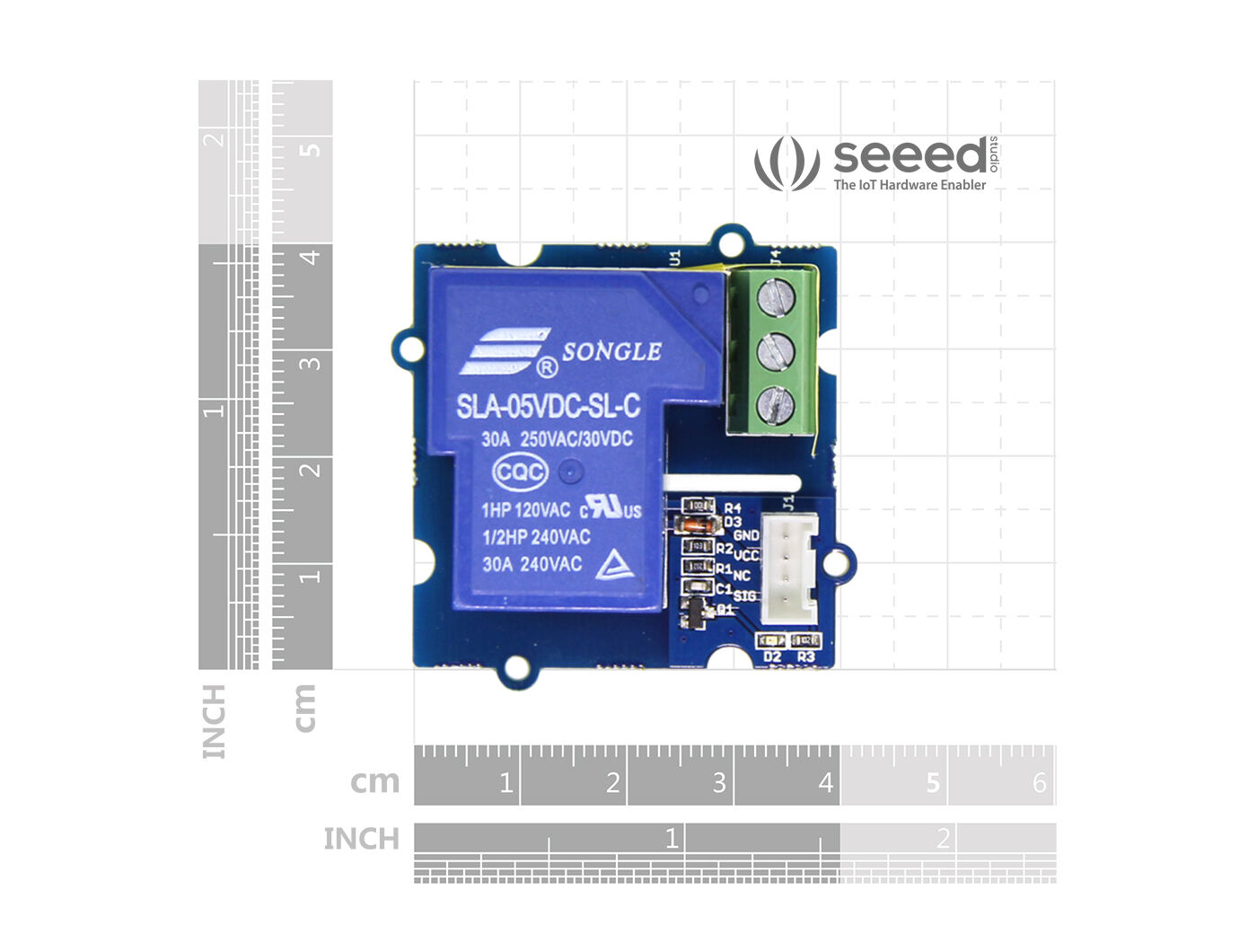 Grove - SPDT Relay(30A) - High Current and Normally closed - Image 4