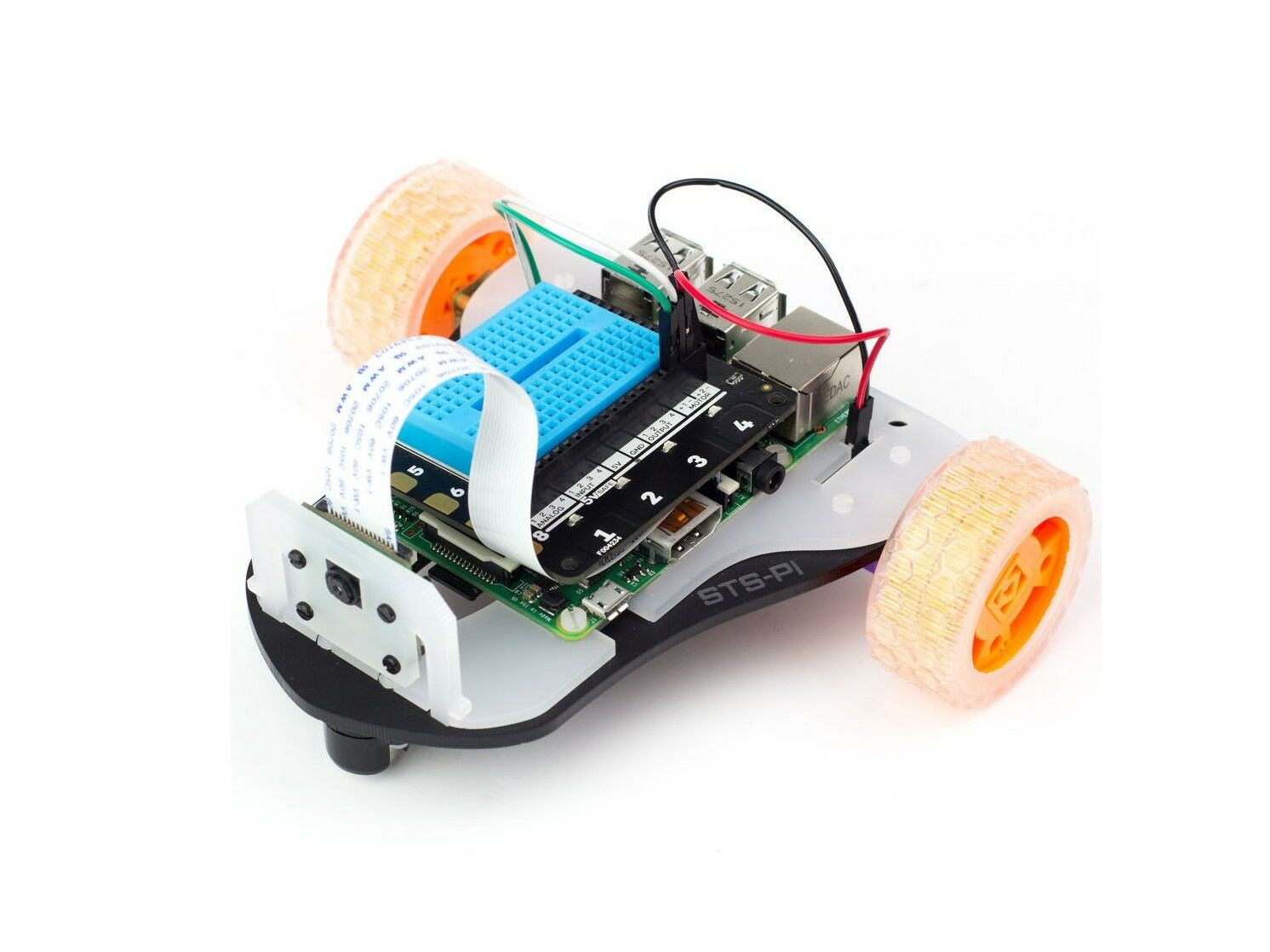 Pimoroni Explorer HAT Pro: I/O,Touch Pads,LED,motor driver,mini breadboard... for robots & experiments - Image 3