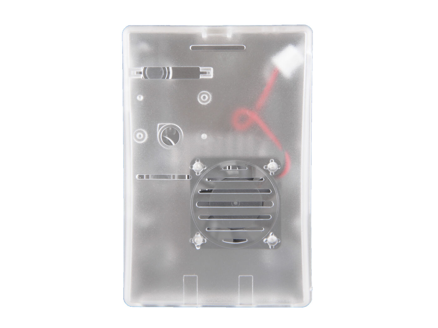 Transparent ABS Enclosure with Cooling Fan for Raspberry Pi 3 Model B & 3B+ - Image 3