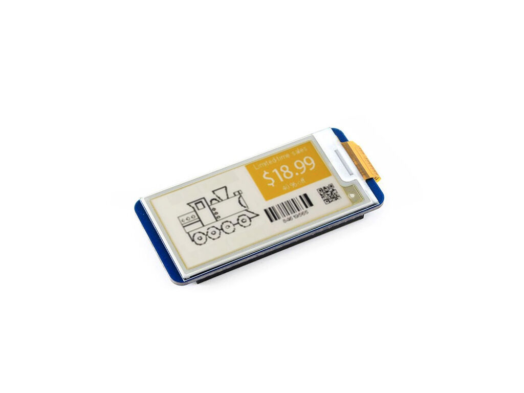 2.13inch E-Ink display HAT for Raspberry Pi & Arduino yellow/black/white 3 color e paper - Image 3