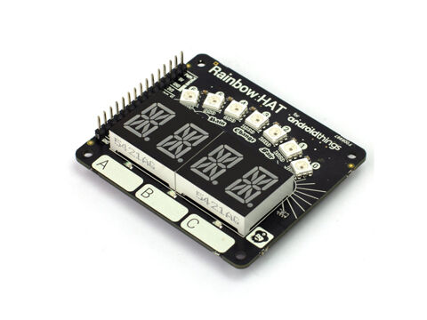 Pimoroni -Rainbow HAT for Android Things™ and Raspberry Pi - Sensors, Inputs and Displays - Image 2