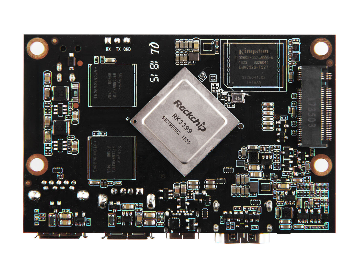 Rock960 Board - Based on the RK3399 SoC - 4GB RAM Version - Image 2