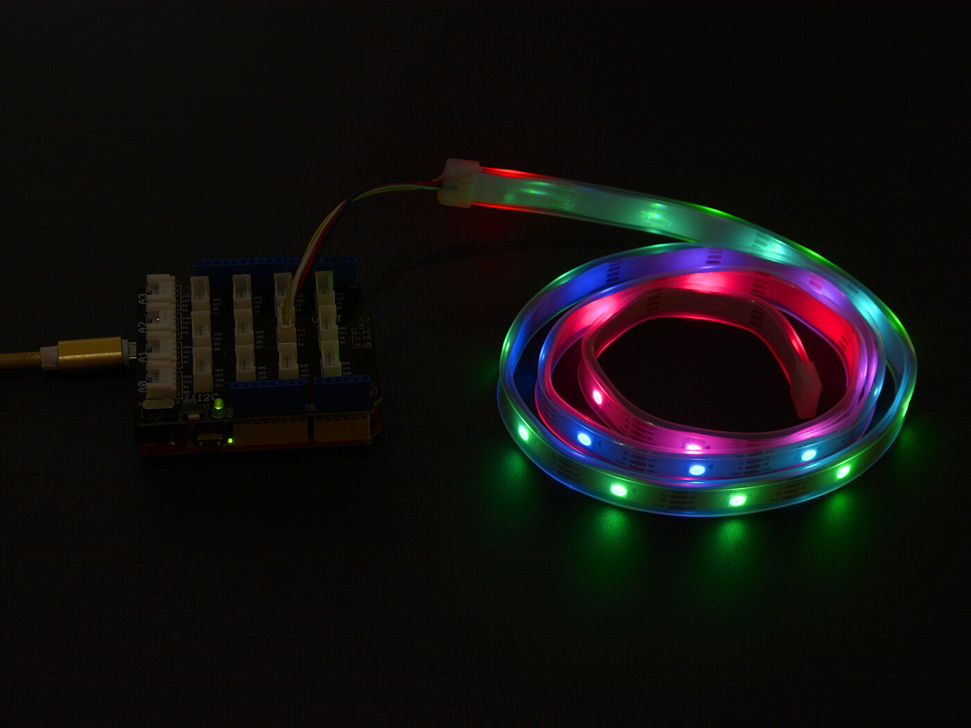 Grove - WS2813 RGB LED Strip Waterproof - 30 LED/m - 1m - Image 3