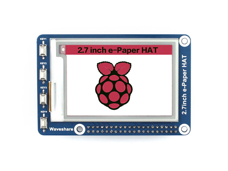 2.7inch E-Ink display HAT for Raspberry Pi & Arduino red/black/white 3 color e paper