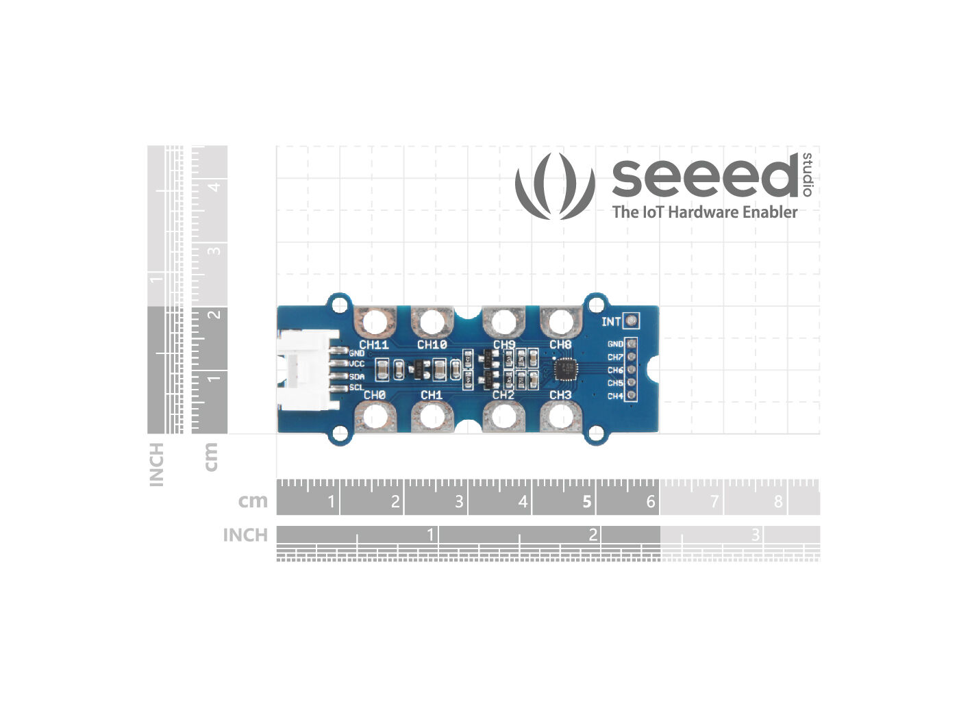 Grove - 12 Key Capacitive I2C Touch Sensor V2 (MPR121) - Image 5