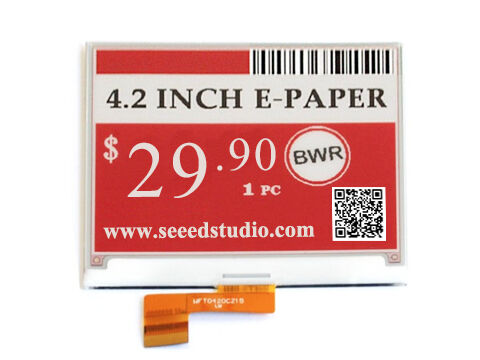4.2inch E-Ink raw display, three-color e paper black white red