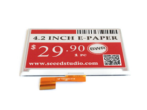 4.2inch E-Ink raw display, three-color e paper black white red - Image 2