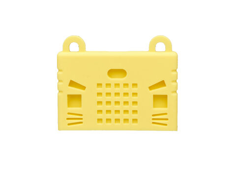 KittenBot Micro:Bit Case - Silicone Sleeve - Yellow - Image 2