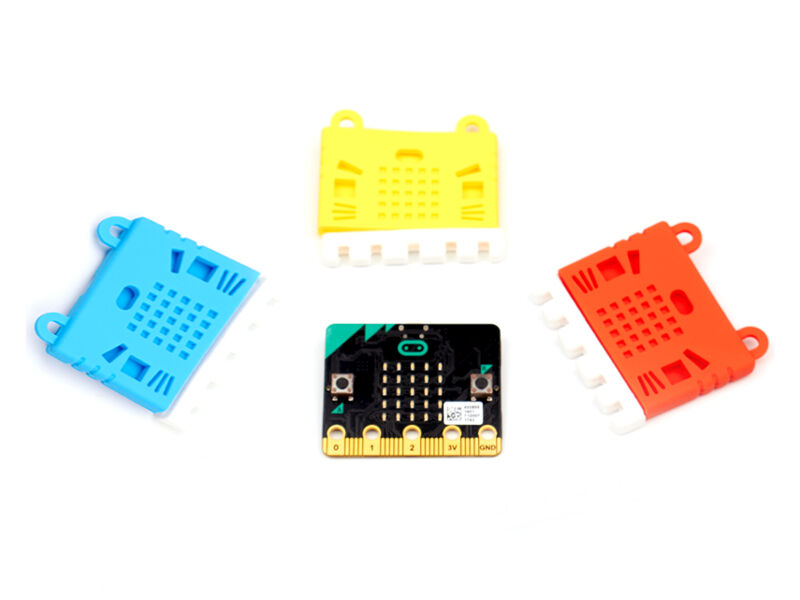 KittenBot Micro:Bit Case - Silicone Sleeve - Blue - Image 5