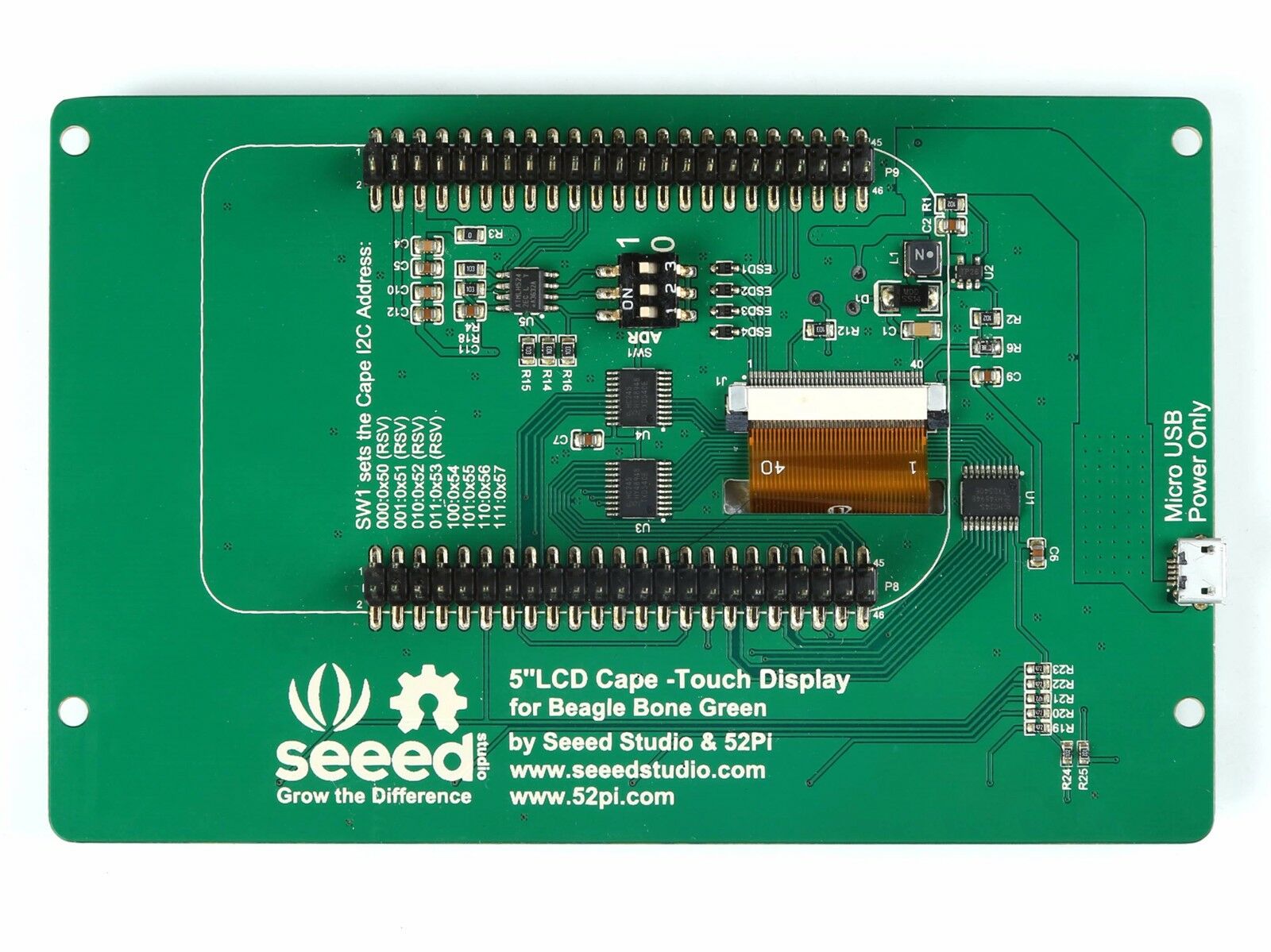 5 Inch Seeed Studio BeagleBone® Green LCD Cape with Resistive Touch - Image 3