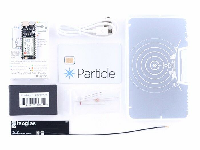 Particle Electron 3G Kit (Eur/Afr/Asia): For creating 3G cellular connected products, Particle SIM Card with Service in 100+ Countries