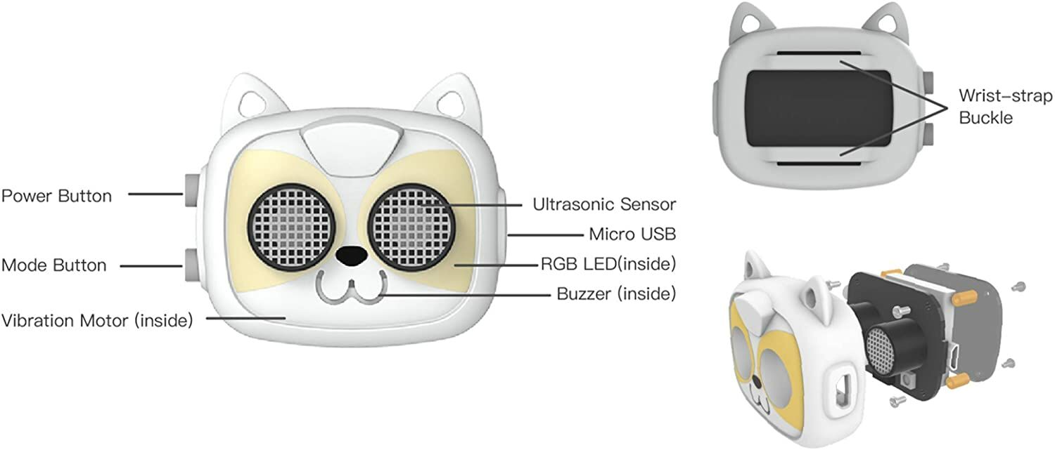 Keepa - Social Distance Habit Trainer / Social Distancing Wristband for Children, Bulit-in ultrasonic sensor, 3 Alert Modes, Switchable Alert Distance - Image 10