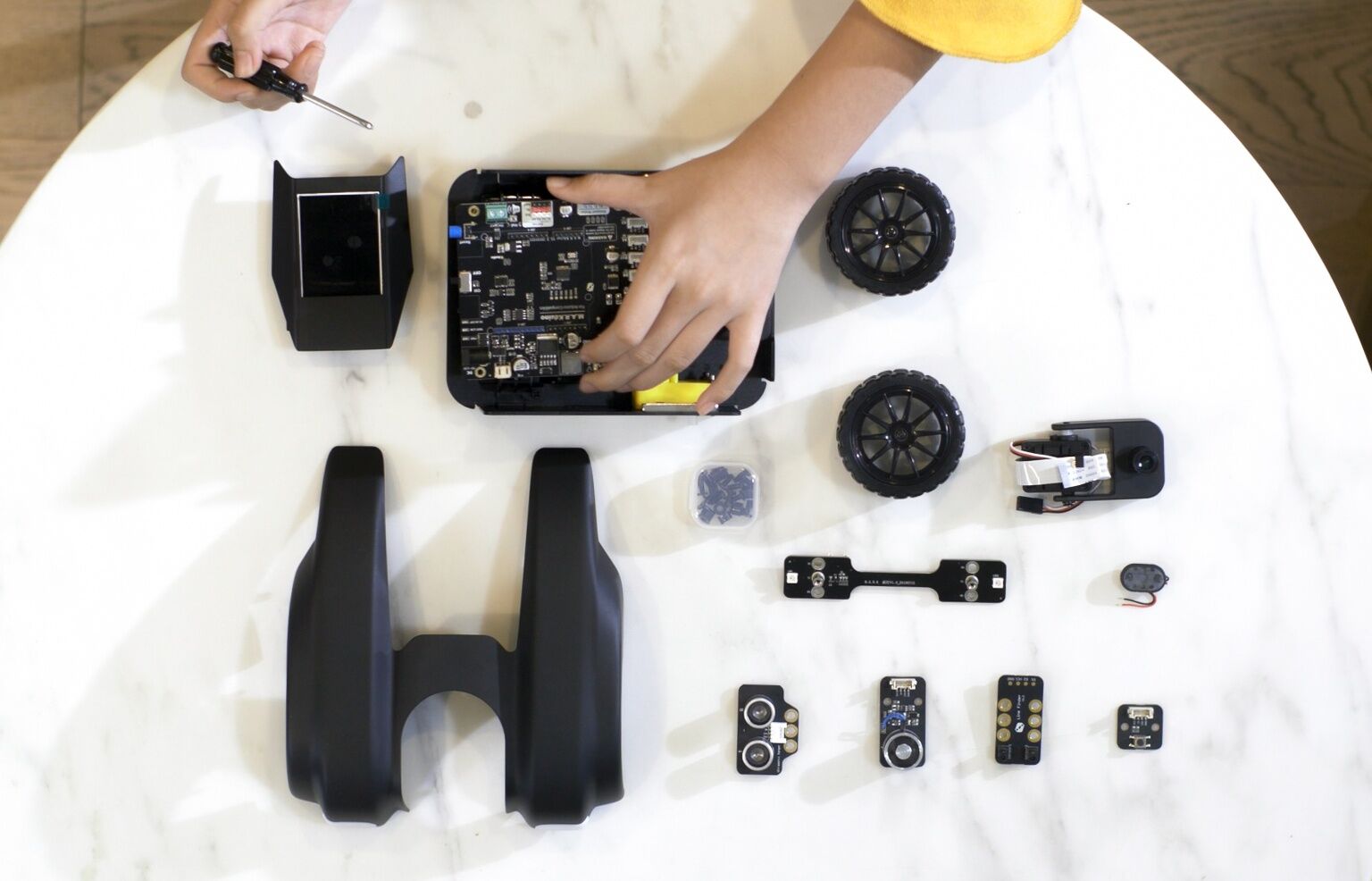M.A.R.K. - Make A Robot Kit - Smart AI Robot Kit for Learning Programming & Artificial Intelligence, Supports Graphical Programming & Micropython, Rich Free Course Materials Available, Ideal for STEM Education with Free Course - Image 3