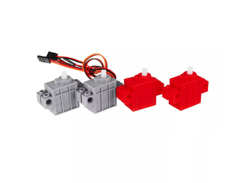 Kittenbot Building Block compatible 270° Geek Servo & 360° Geek Motor-4pcs - Image 2