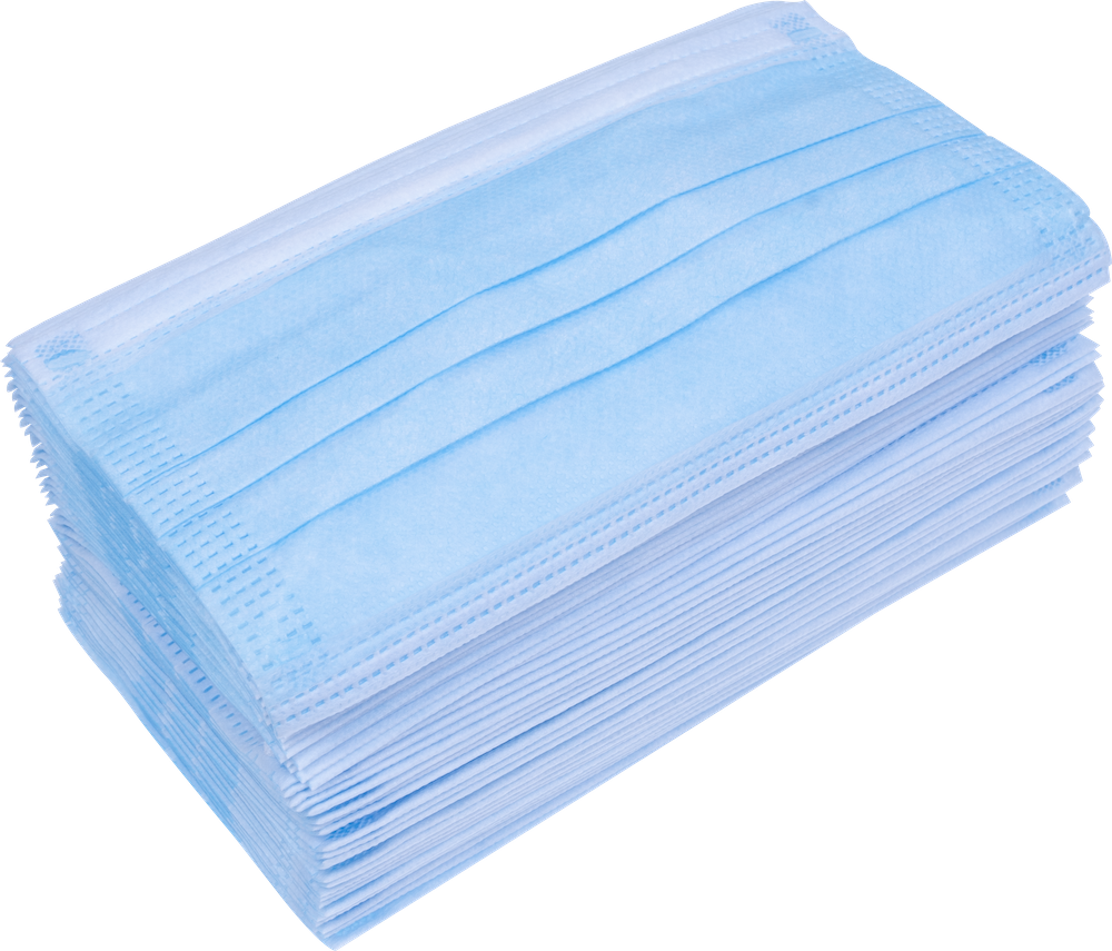 Disposable Face Mask - White - 50 Pcs - Image 2