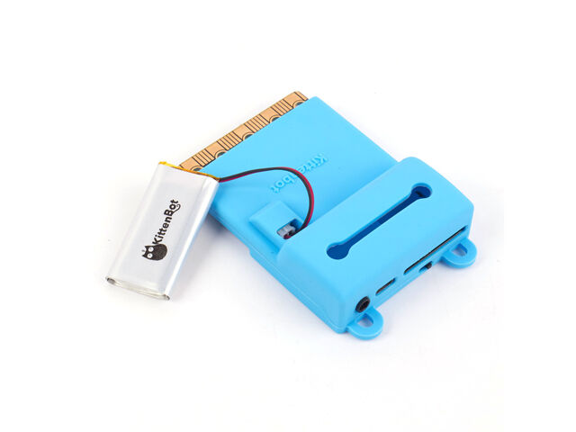 Kittenbot Meowbit Card-sized Retro Game Computer - Blue color - with battery - Image 5