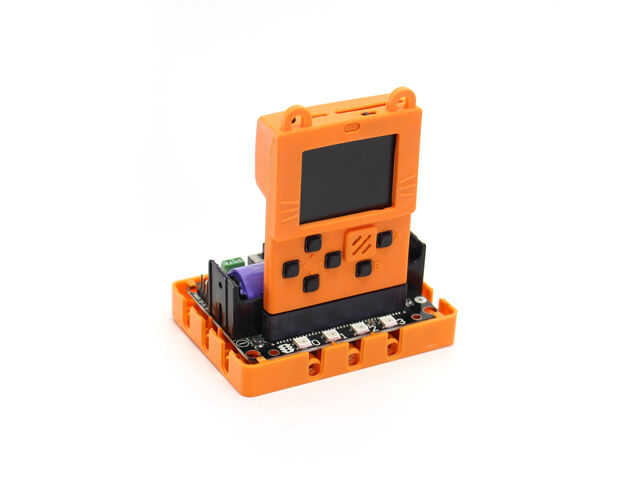 Kittenbot Meowbit Card-sized Retro Game Computer - Blue color - with battery - Image 7