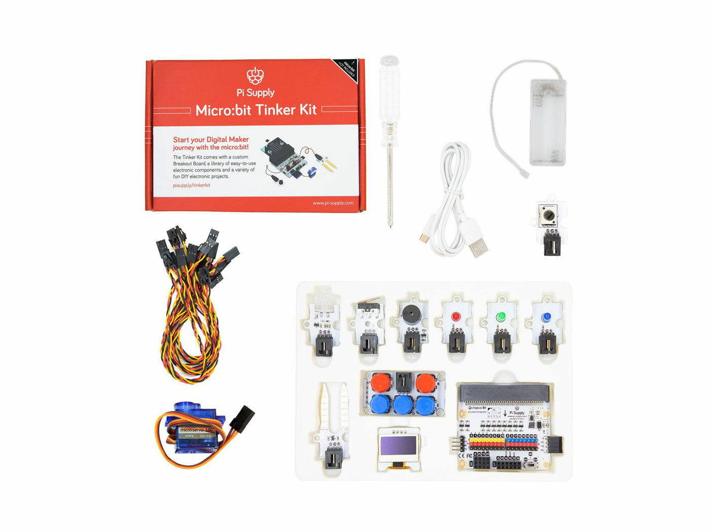 Pi Supply micro:bit Tinker Kit (without micro:bit) - Image 4