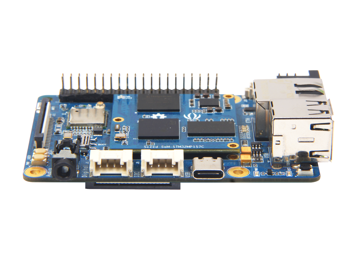 ODYSSEY – STM32MP157C Evaluation Board Raspberry Pi 40-Pin Compatible with SoM - Image 4