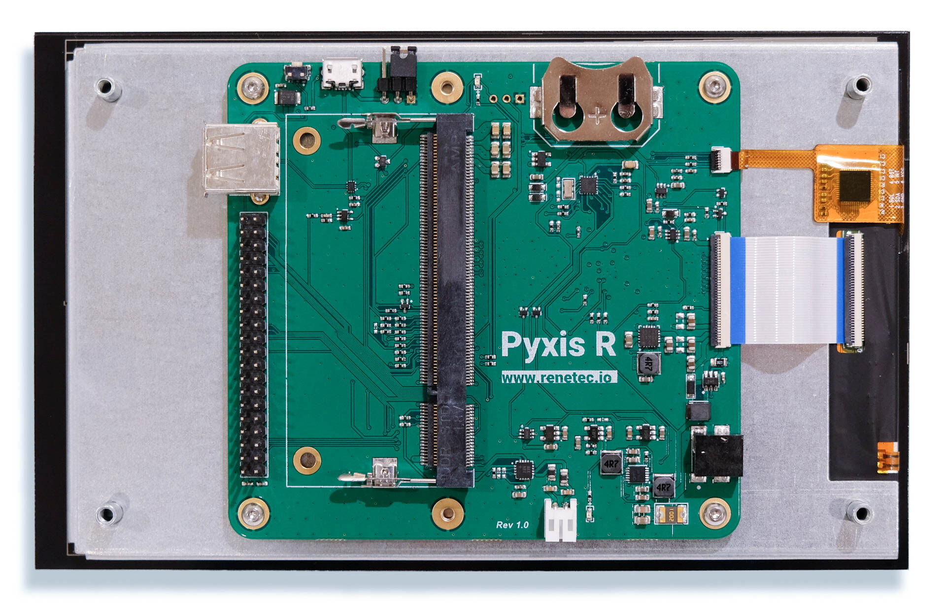 Pyxis 7" 1200x1920 Display Module Light for Raspberry Pi CM3+ - Image 3