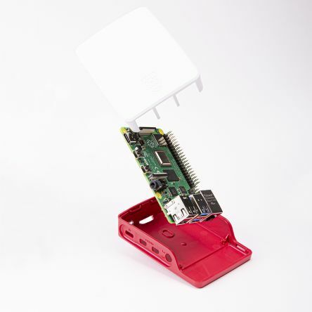 Raspberry Pi 4 Official Case - Red White - Image 3