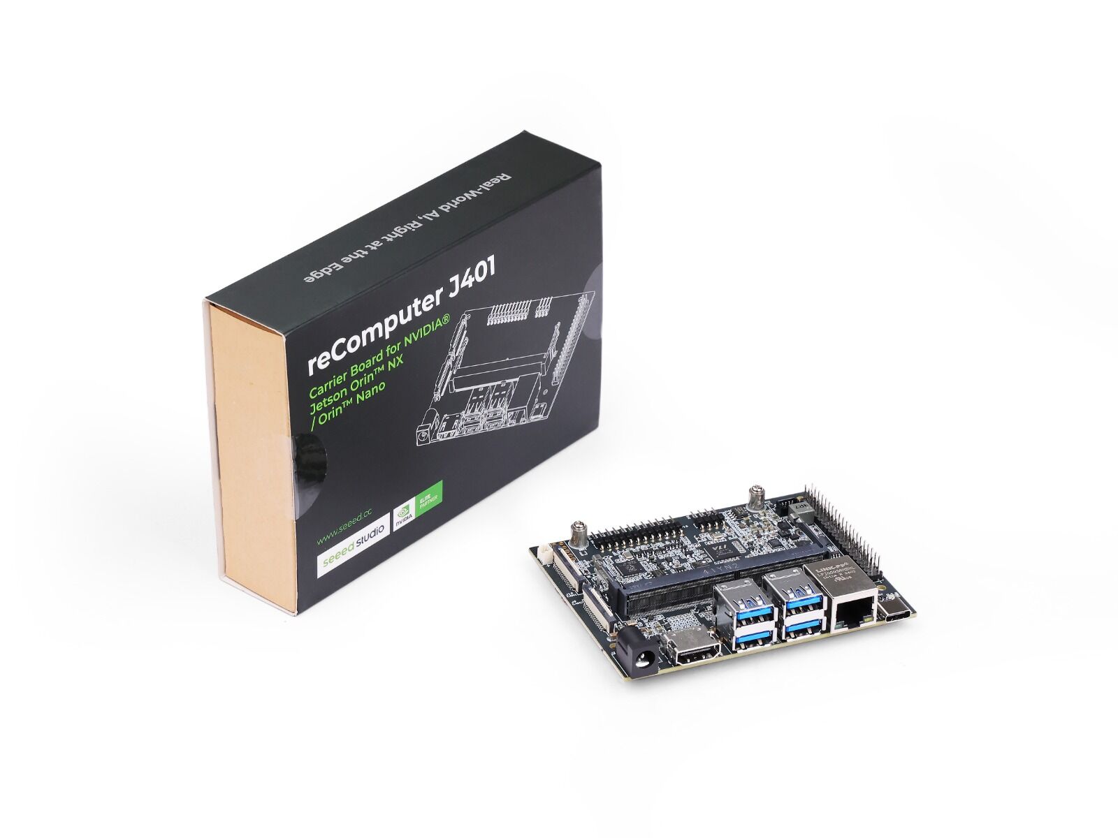 reComputer J401 - Open-source carrier board for Jetson Orin Nano/Orin NX (without power adapter) - Image 6