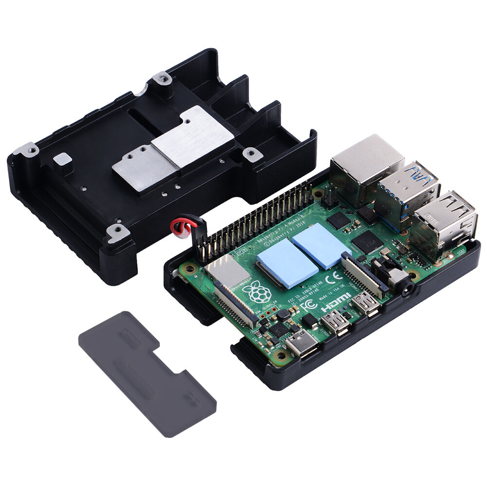 Aluminum Case with 2510 Dual Fan for Raspberry Pi 4 - Image 3