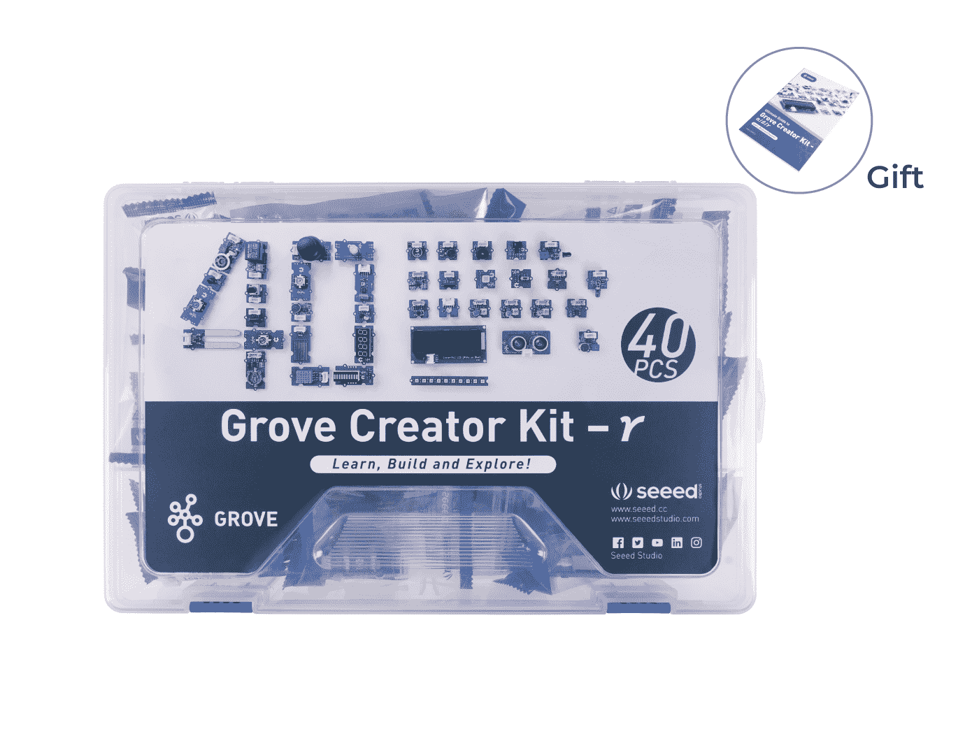 Grove Creator Kit - γ / 40 Grove functional modules in one box, cost-effective, free&detailed tutorials, beginner-friendly, project-helper - Image 4